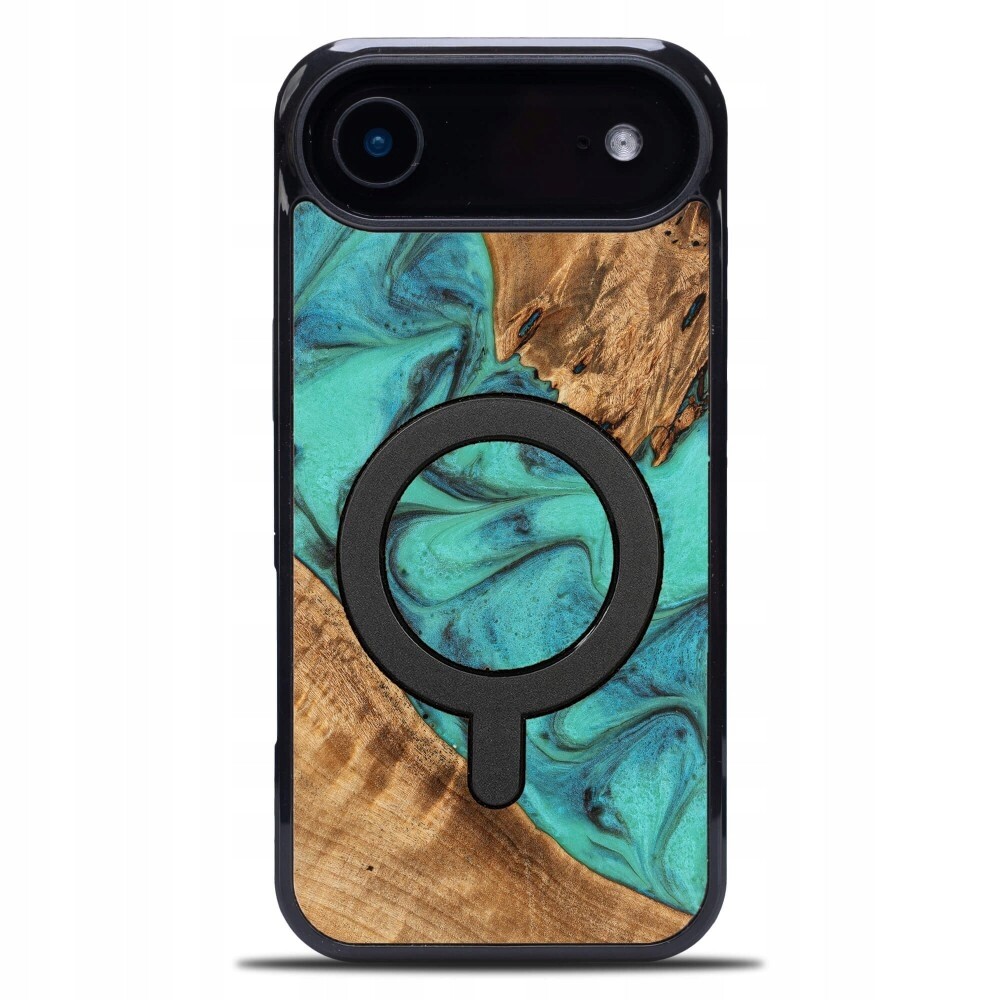 Pouzdro Bewood Unikátní pro iPhone 17 Air tyrkysové s MagSafe