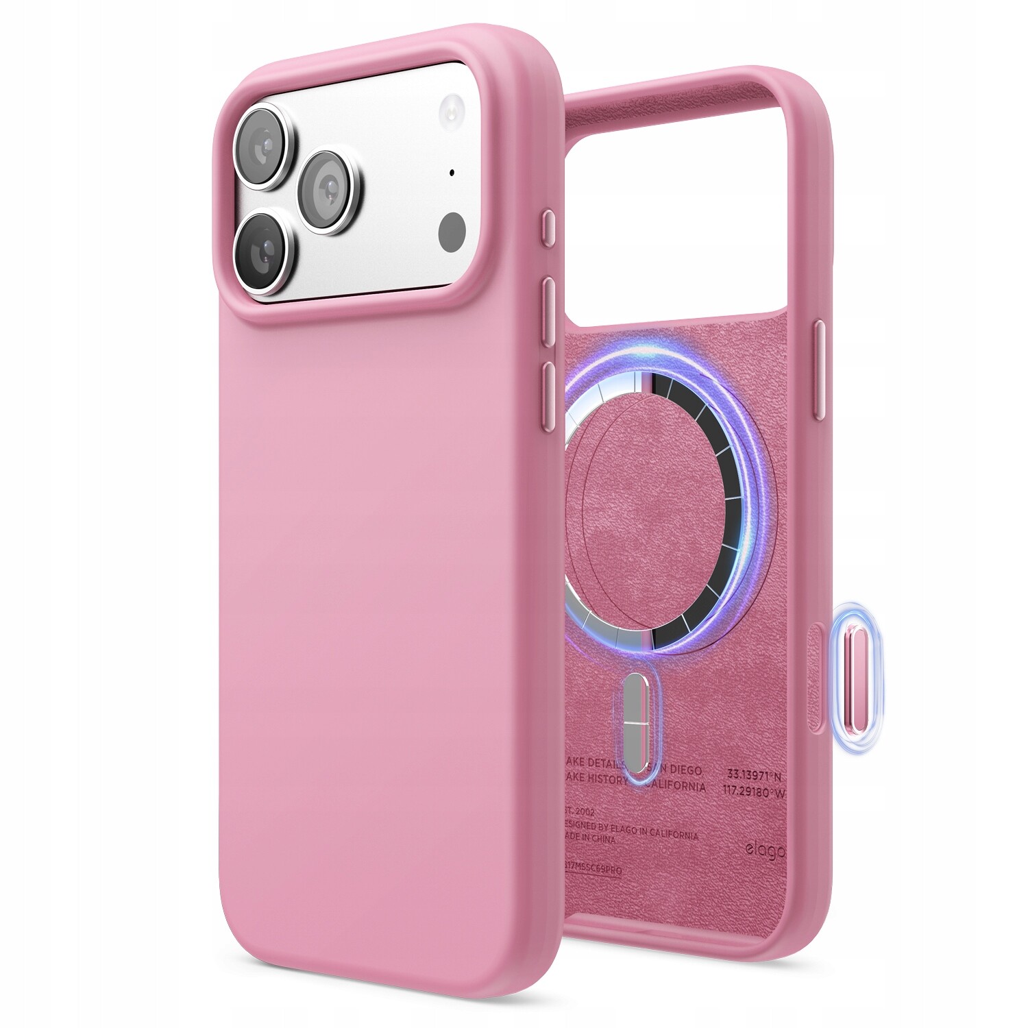 Silikonové Pouzdro Elago pro iPhone 17 Pro Max s MagSafe Pink