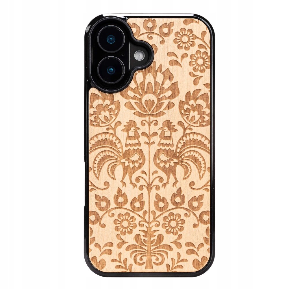 Dřevěný Pouzdro Bewood pro iPhone 17 Polský lidovým stylem Aniegre