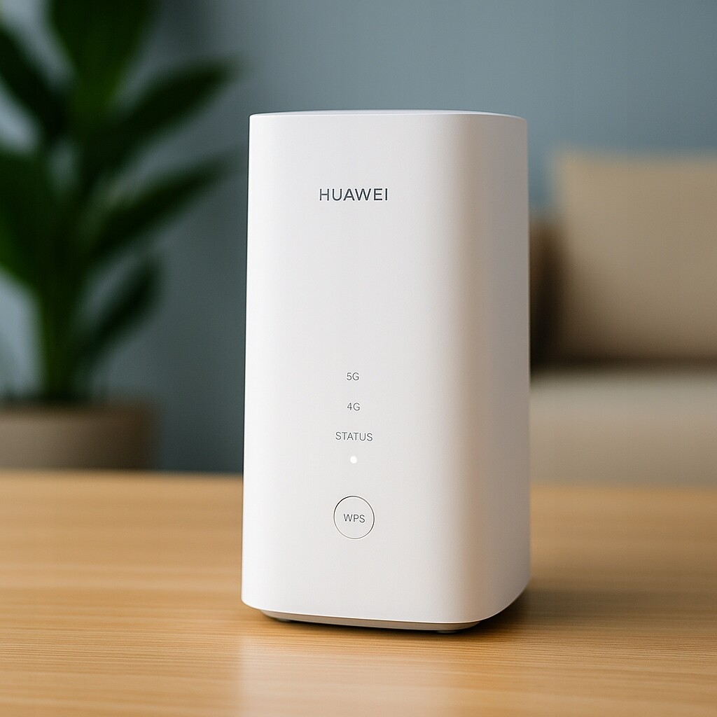 Huawei 5G CPE-5 H155-382 – Dual-Band Wi-Fi 6, 3,6 Gb/s, Nano-SIM