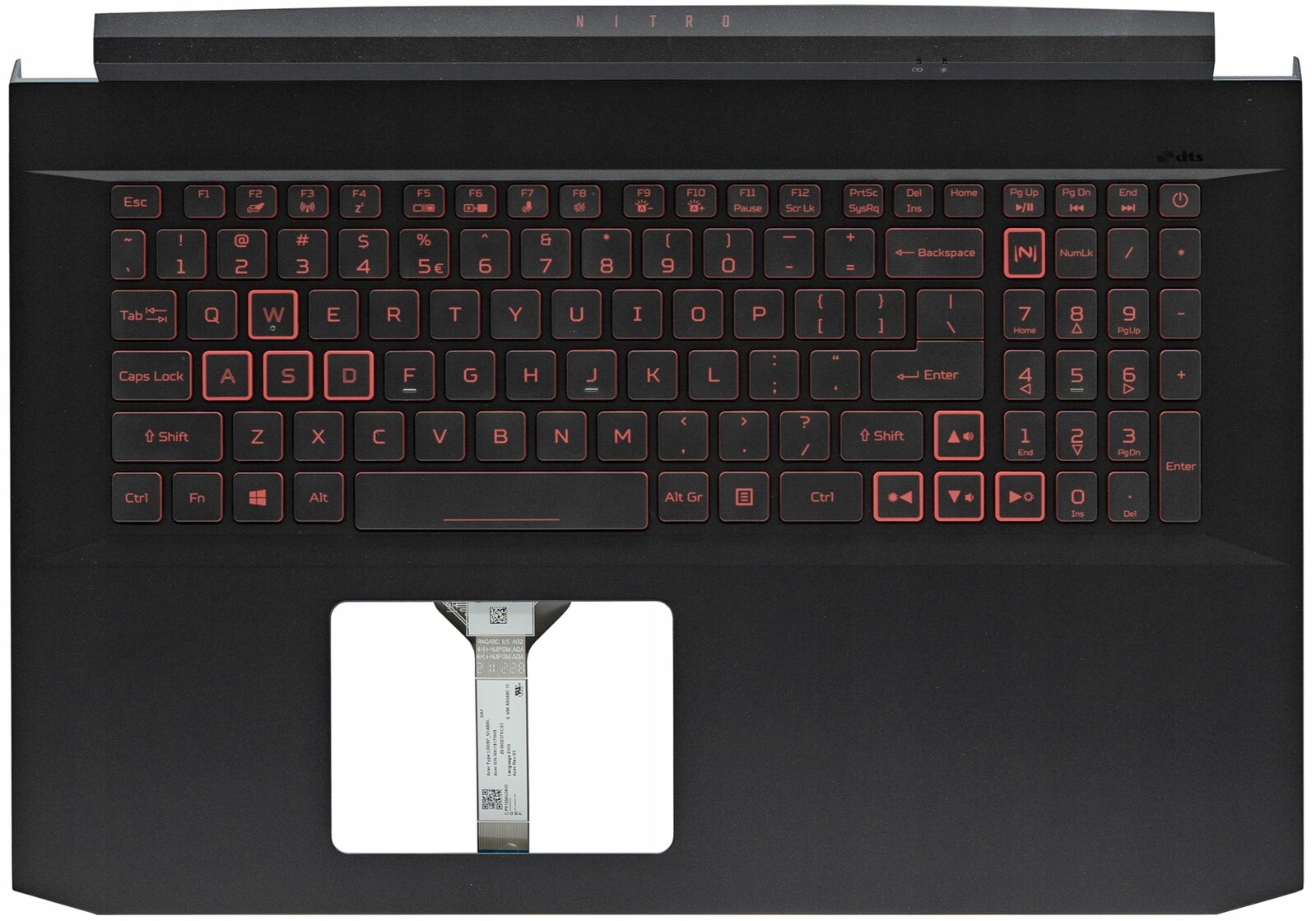 Klávesnice Pro Acer Nitro AN517-54 AN517-53 17