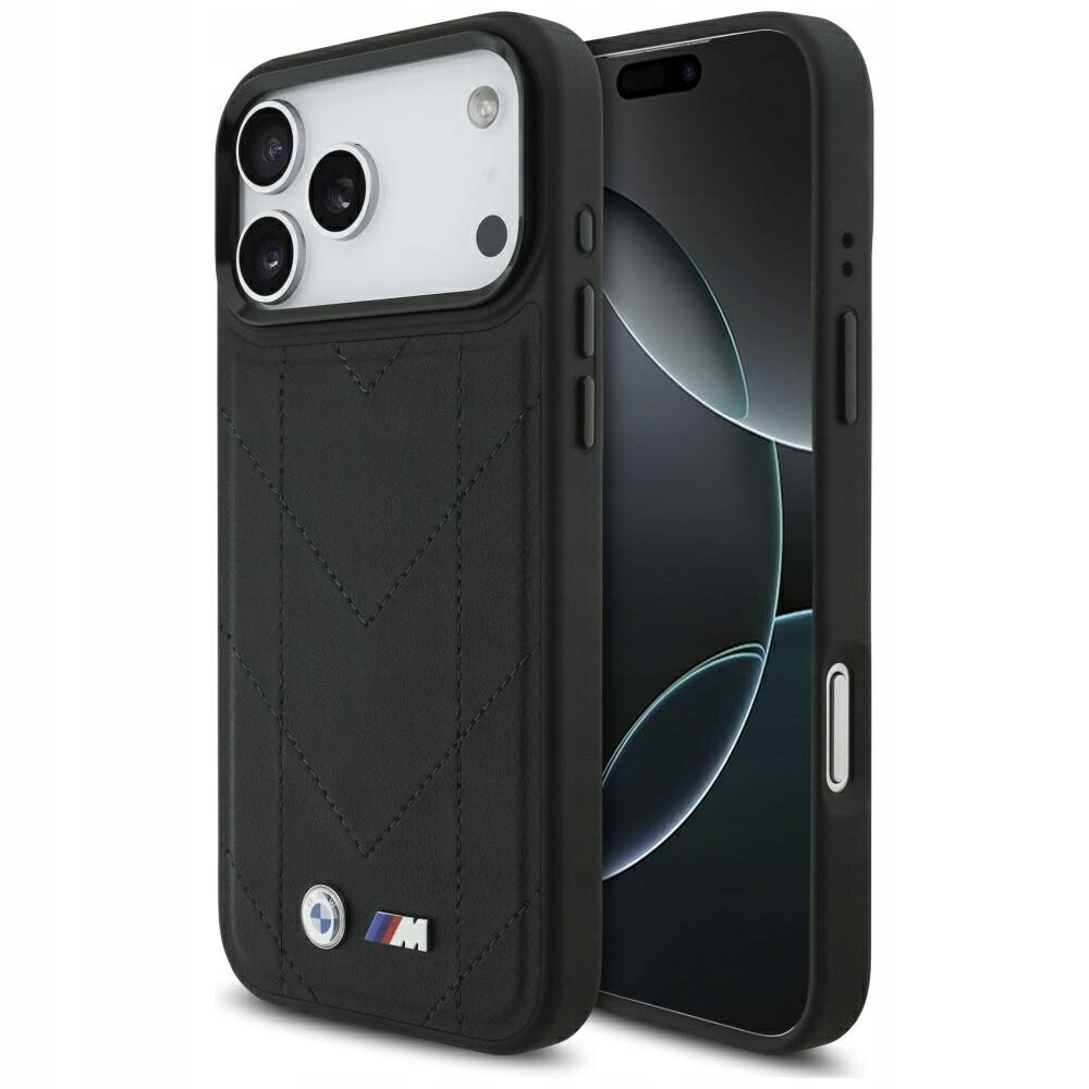 Prošívané kryt Bmw M Quilted MagSafe pouzdro obal 17 Pro Max