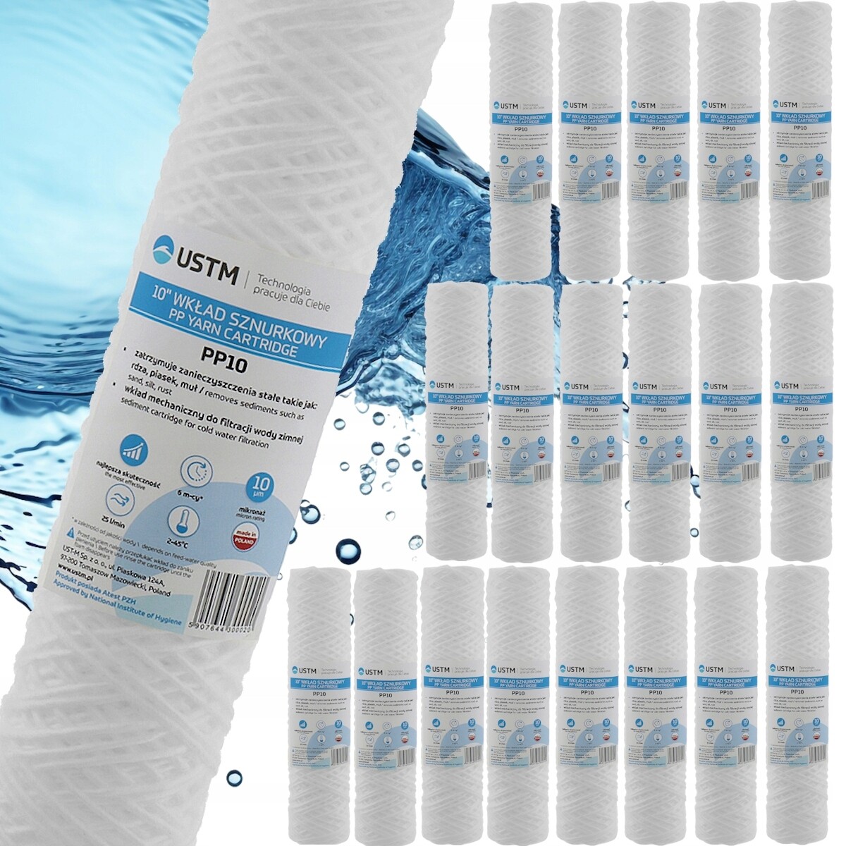 20 x filtrační vložka na vodu 10