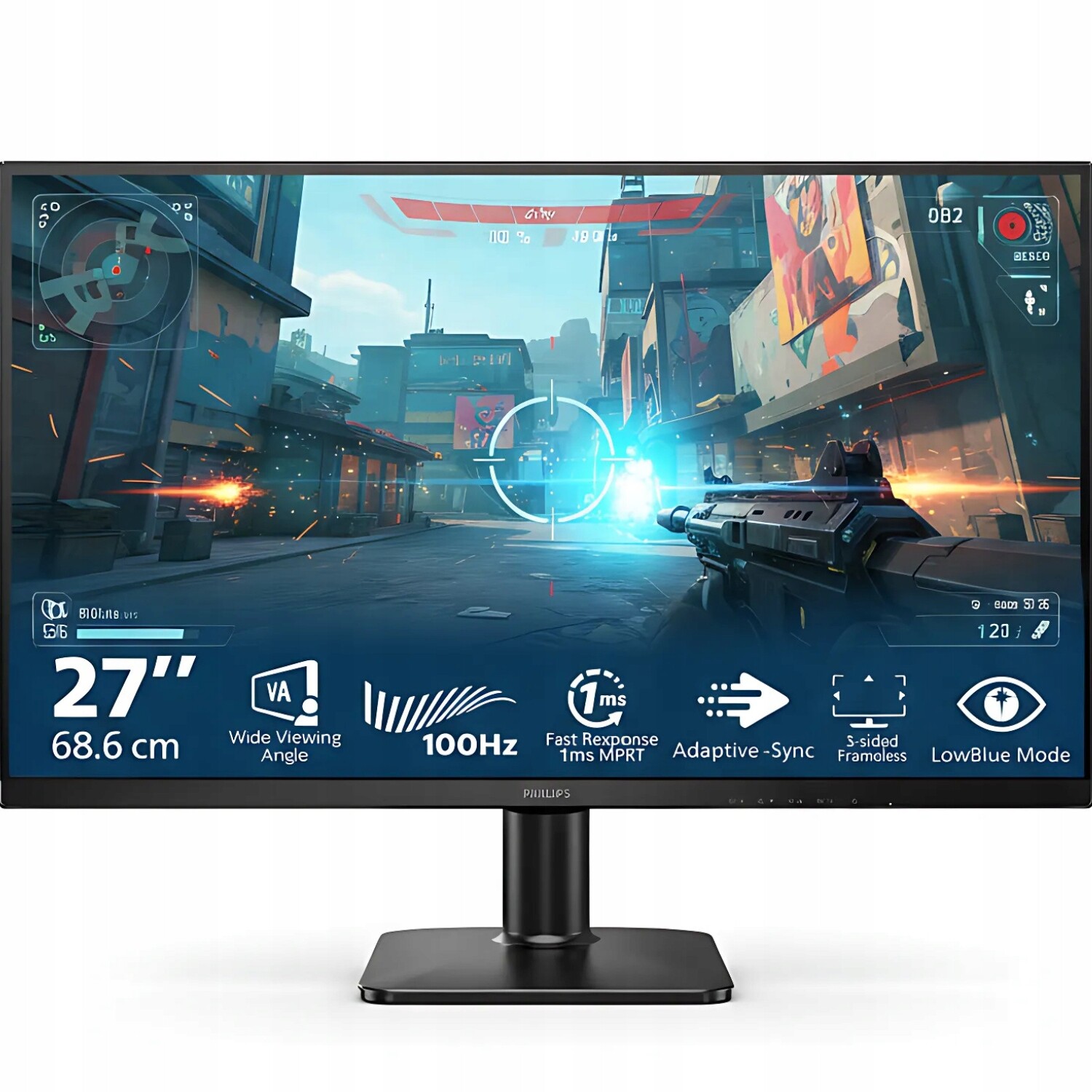 Led Herní Monitor Philips 27 Palců Full Hd 100HZ 1MS Va Hdmi Vga