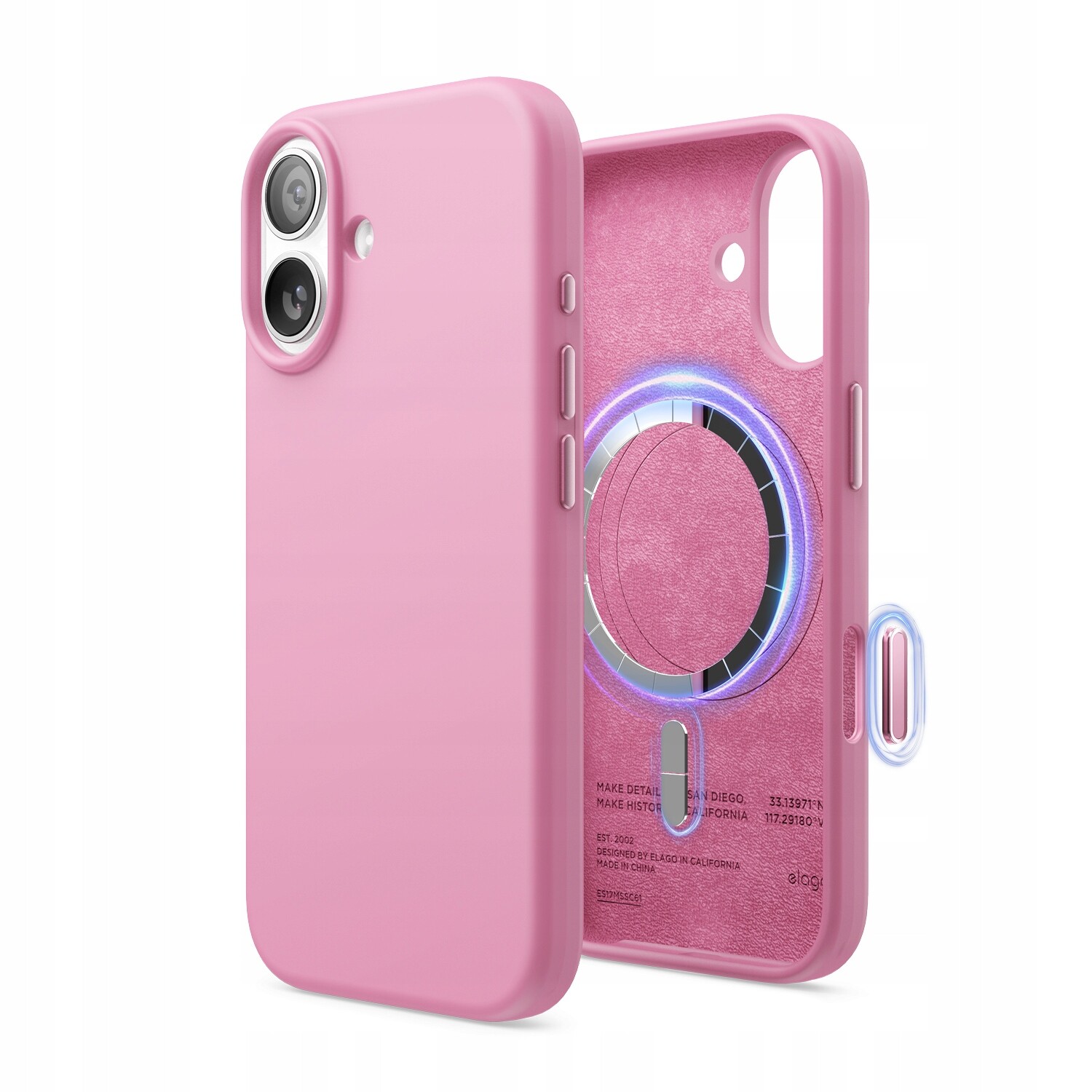 Silikonové Pouzdro Elago pro iPhone 17 s MagSafe Pink