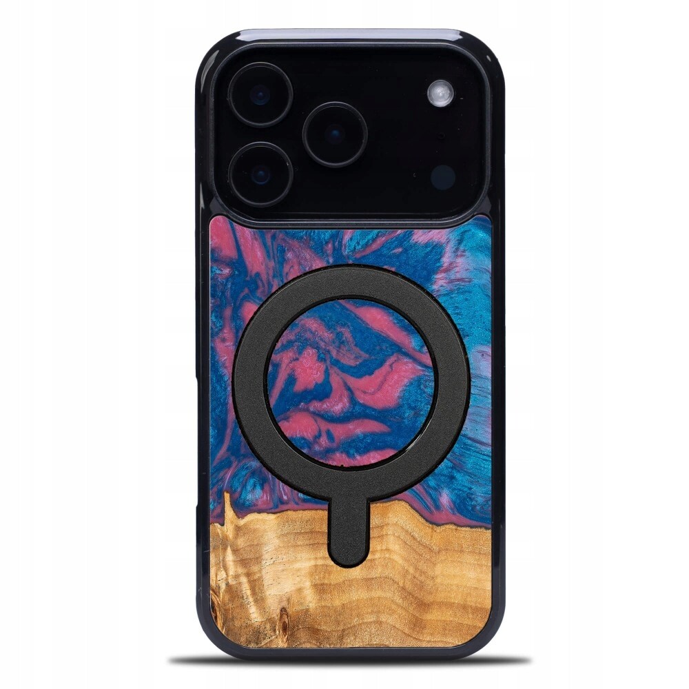 Pouzdro Bewood Unikátní pro iPhone 17 Pro Neonové Vegas s MagSafe