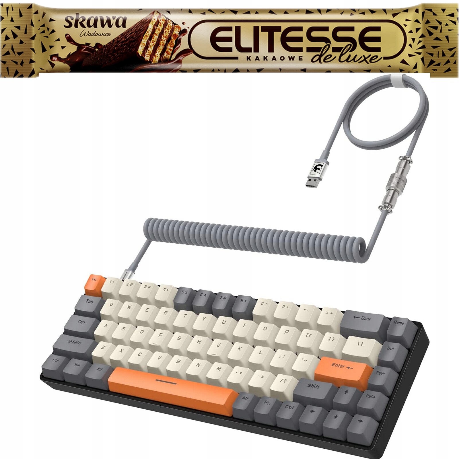 Yindiao mechanická herní klávesnice, 68 kláves T8 Rgb Pc PS4 Vip