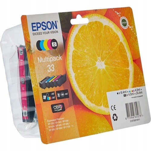 Inkoust Epson C13T33374020 C13T33374021 sada