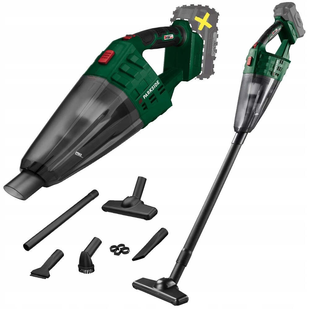 Parkside Phssa Vysavač 20-Li 20V Za mokra i Sucho 4 trysky 2v1