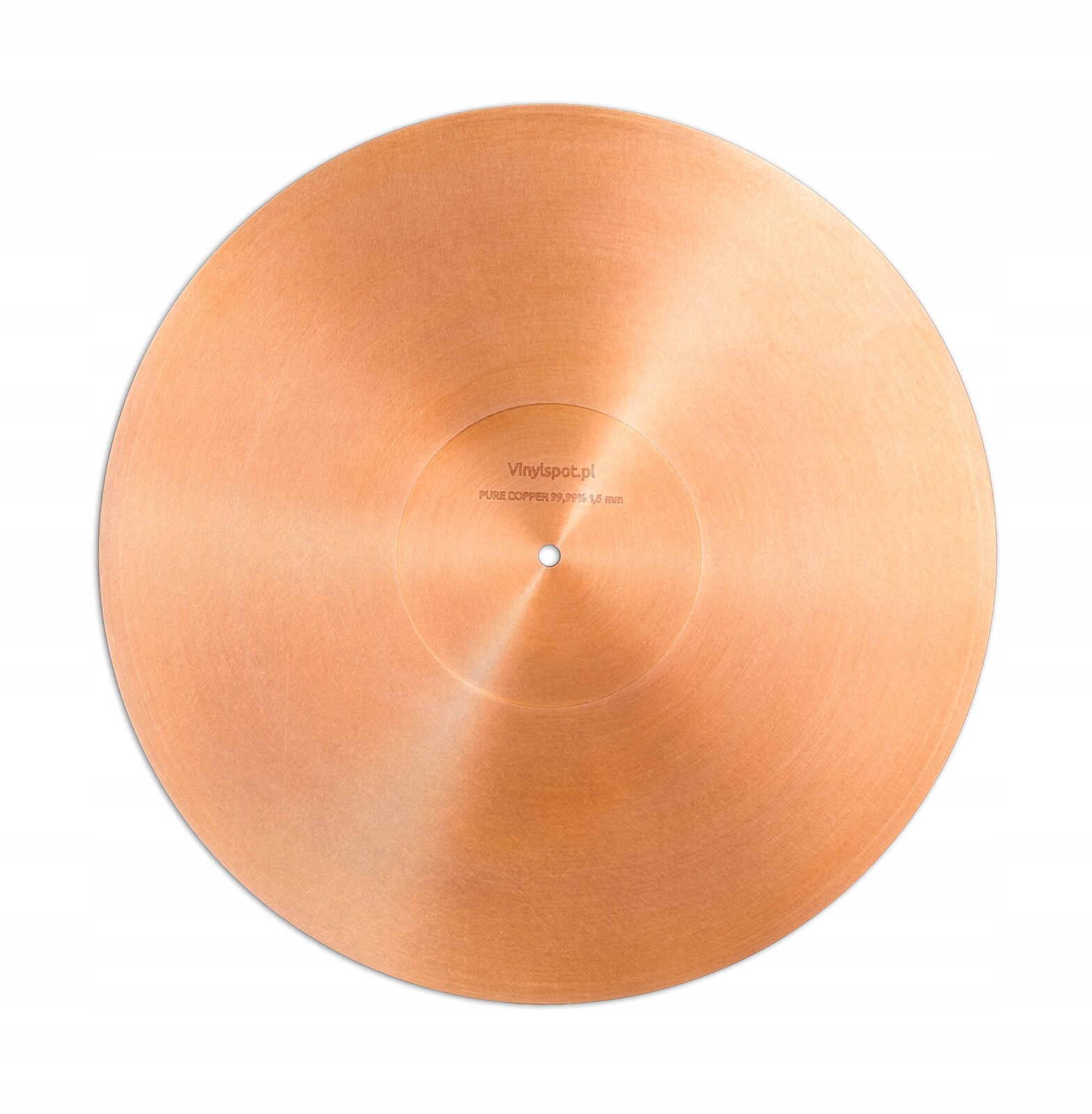 Podložka pro gramofon typ Micro Seiki Měď 99,99% Hladká 1,5 mm Vinylspot