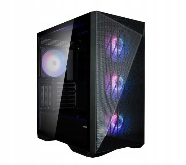 Zalman skříň Z9 Iceberg black Middle tower Atx 4x140mm fan Argb tem
