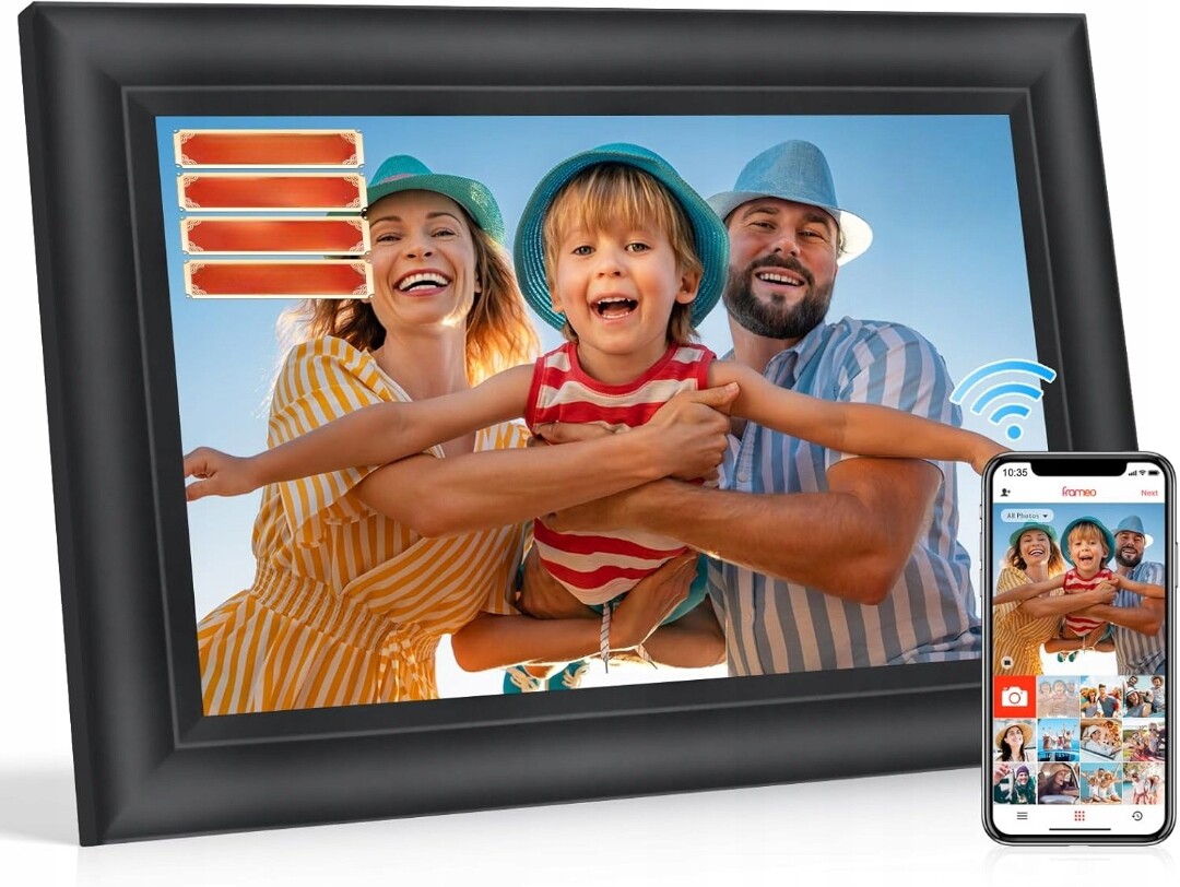Rámeček Pro Fotografie Frameo 10,1 Palců Elektronická Wifi Aplikace