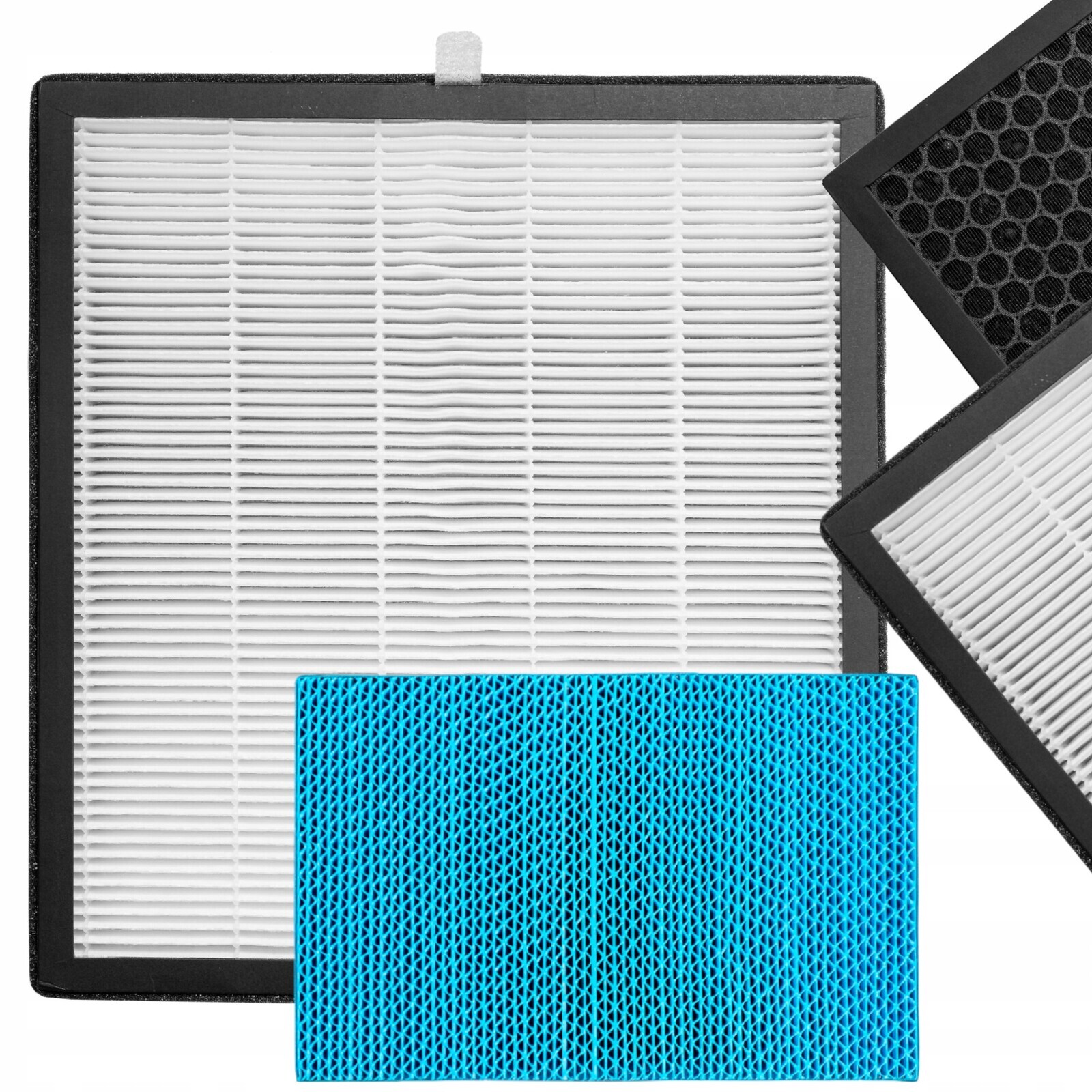 Sada uhlíkových a zvlhčovacích Hepa filtrů pro Philips AC4080/10 AC4081/31