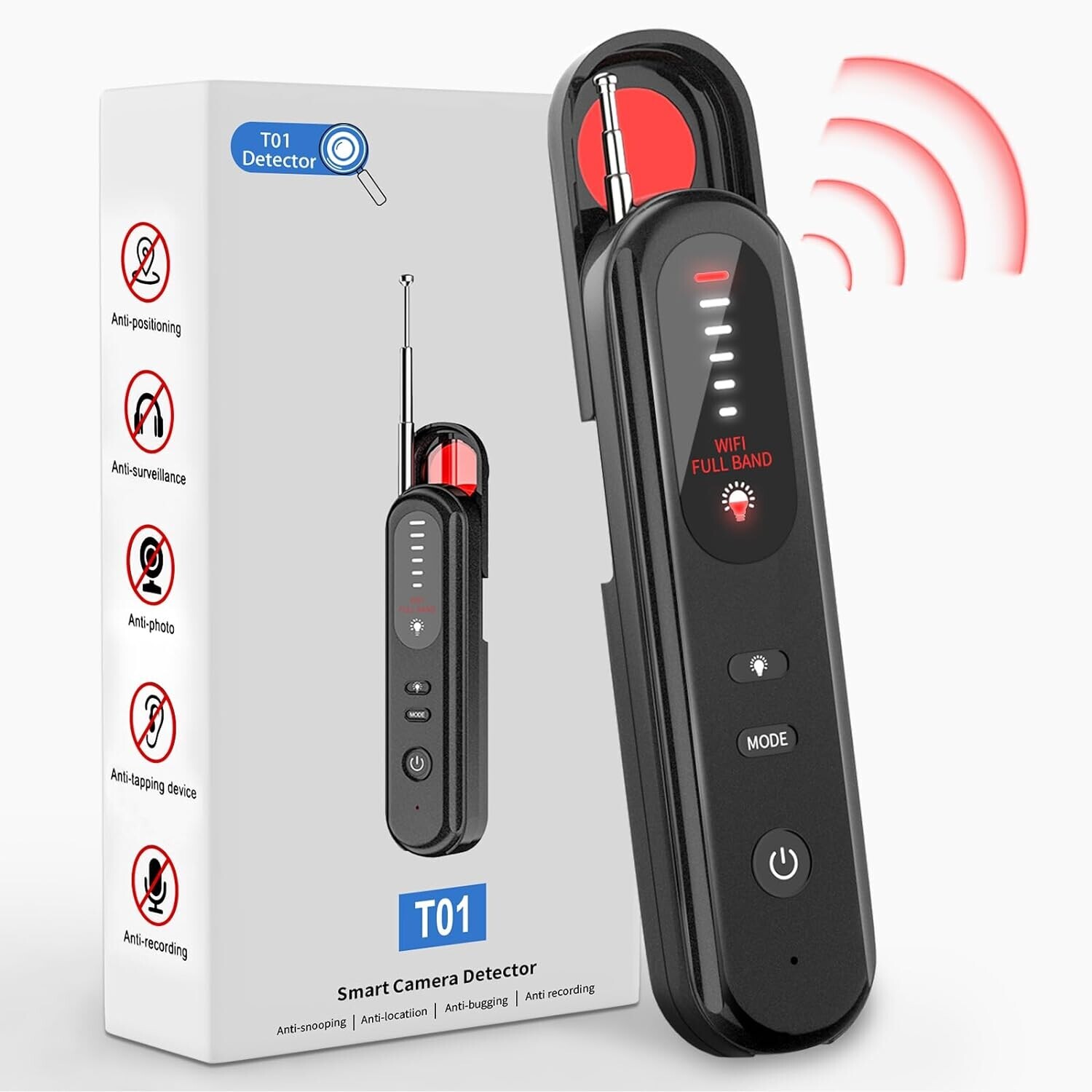 Detektor odposlechů a kamer Gps lokátorů Gsm Detektor odposlechů