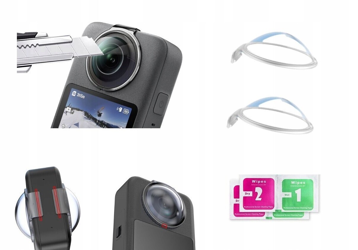 Krytky čoček Dji Osmo 360 – Maximální ochrana bez kompromisů 2ks