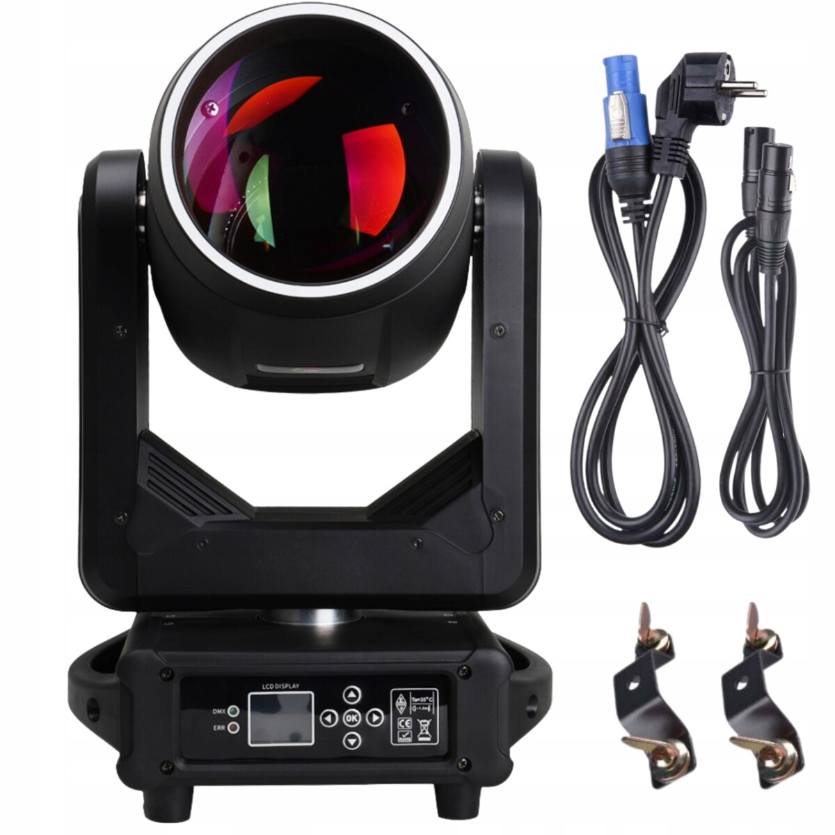 LIGHT4ME Focus 300W Beam Ring Led pohyblivá hlava osvětlení efekt ring