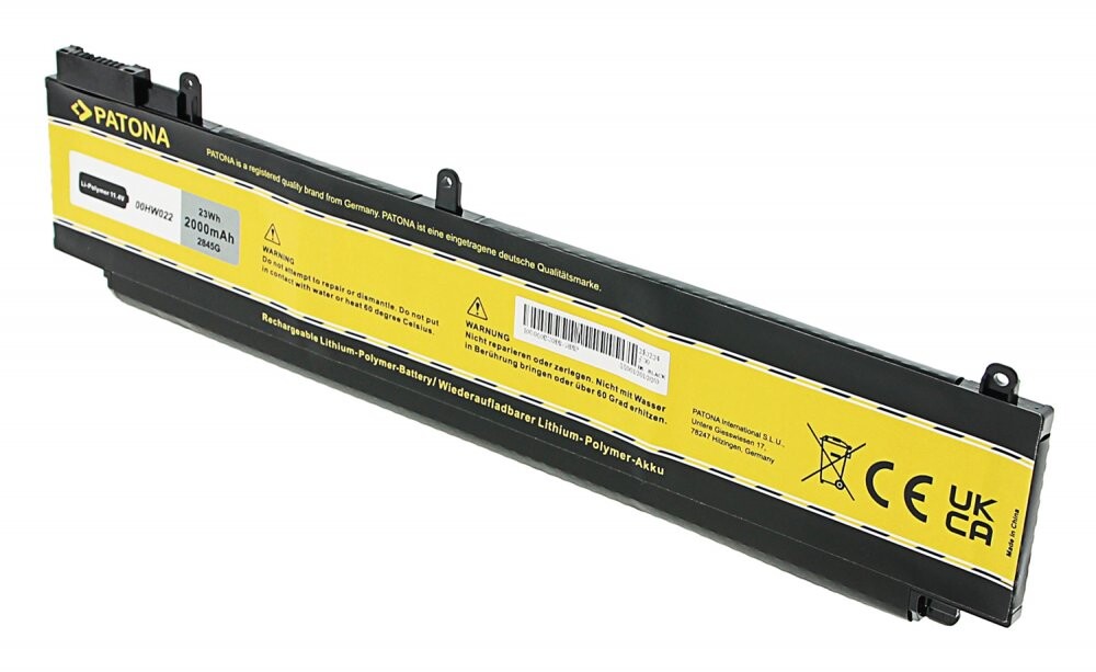 Patona baterie pro ntb Lenovo Thinkpad T460s/T470s 2000mAh Li-Pol 11,1V 00H