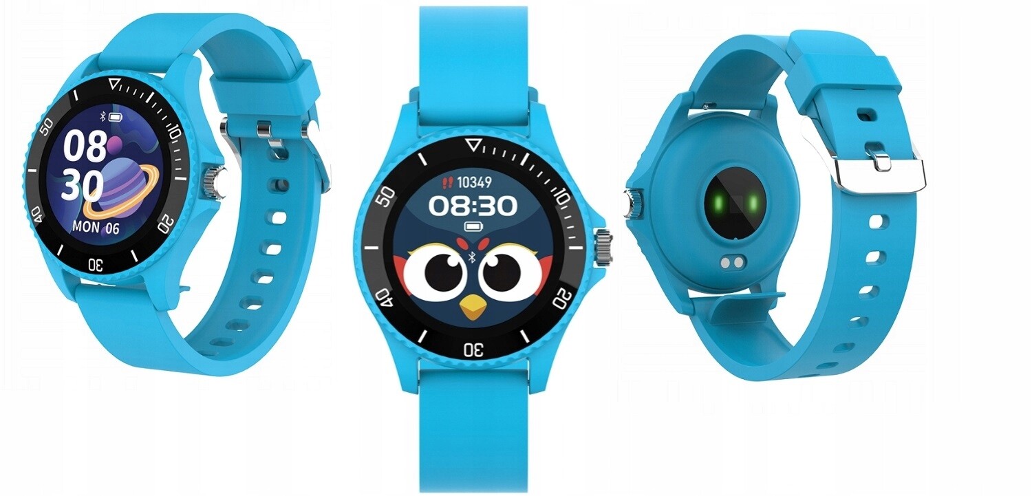 Dětské módní chytré hodinky – monitorování srdečního tepu, upozornění, počasí