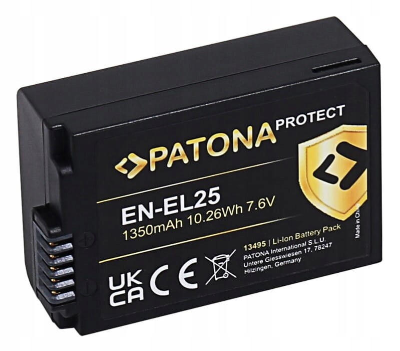 Patona baterie pro foto Nikon EN-EL25 1350mAh Li-Ion Protect Z50 Z fc Z