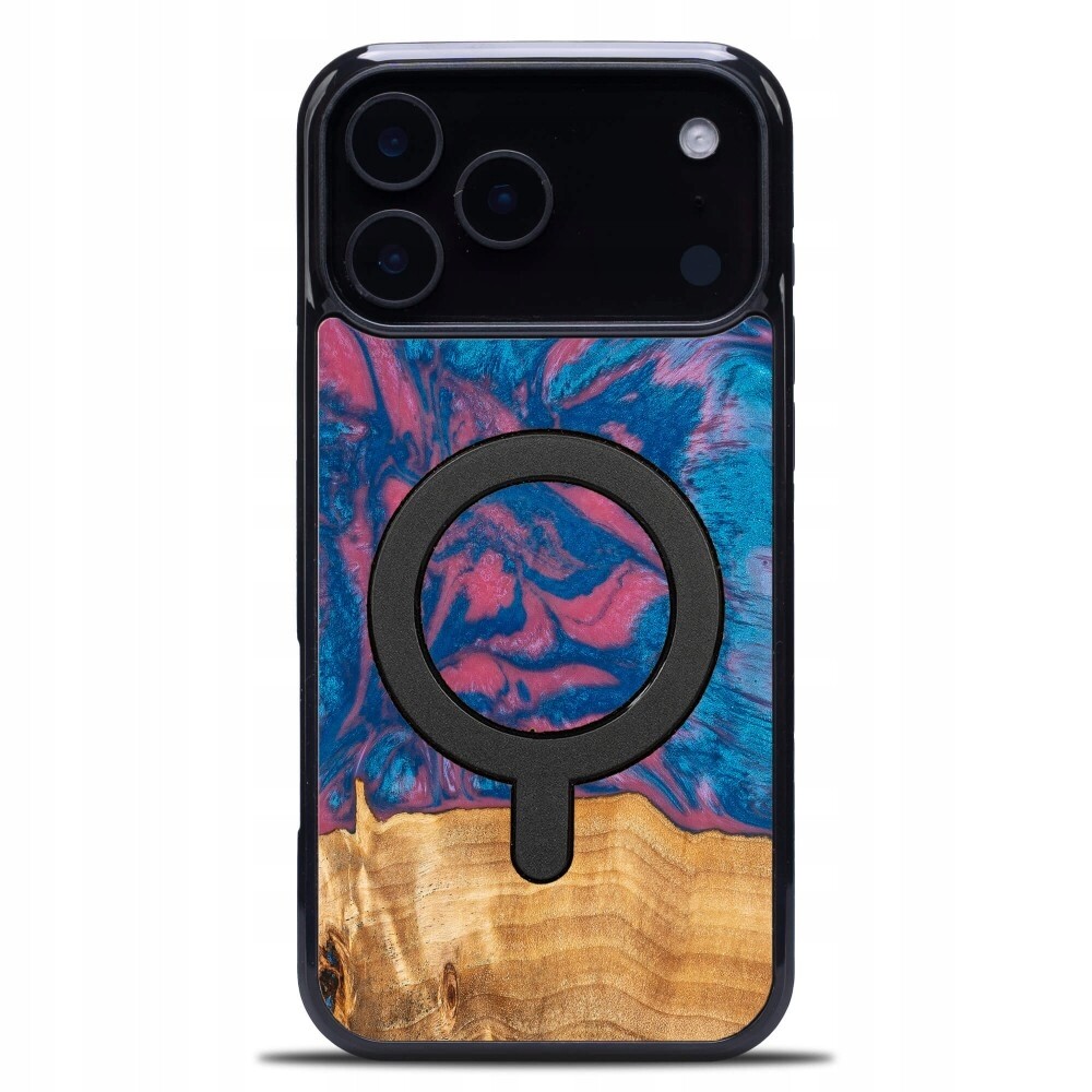 Pouzdro Bewood Unikátní pro iPhone 17 Pro Max Neonové Vegas s MagSafe
