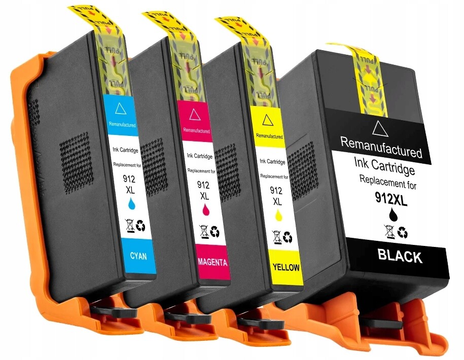 4 inkousty 912 XL pro inkoustovou tiskárnu hp 8012e 8022e 8020 8023e 8014