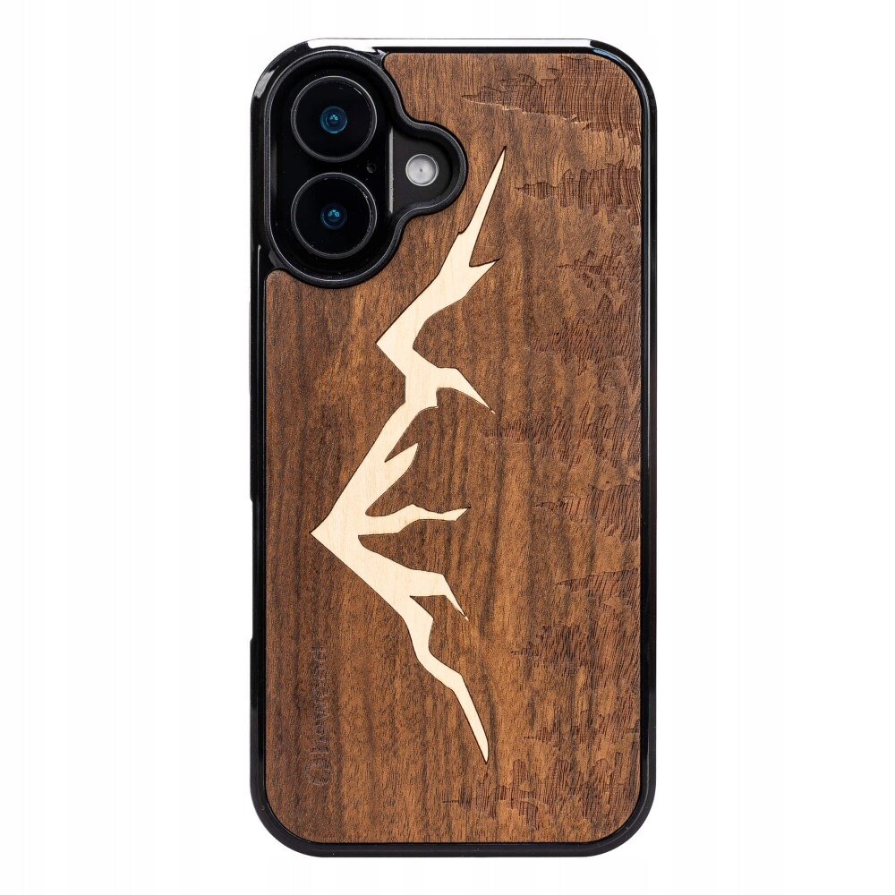 Dřevěný Pouzdro Bewood pro iPhone 17 Mountains Imbuia