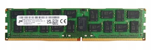 paměť Ram 64GB Micron Ecc Load Reduced DDR4 2Rx4 3200MHz PC4-25600 Lrdimm