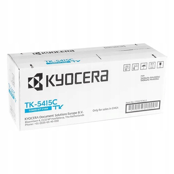 Kyocera toner TK-5415C cyan (13 000 A4 stran 5%) pro TASKalfa MA/PA4500c