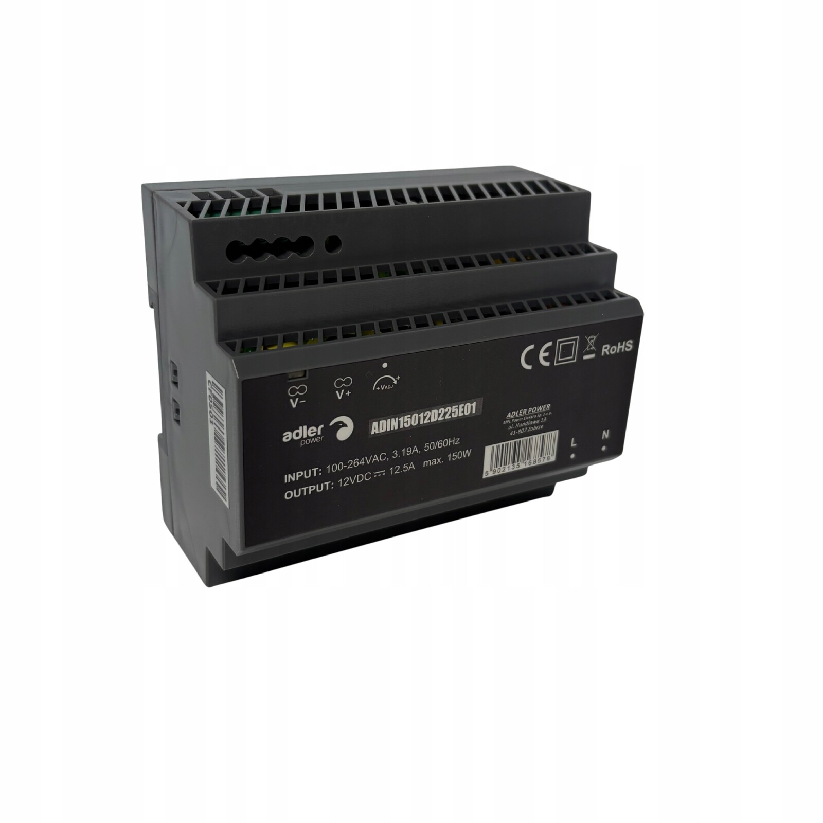 Napájecí zdroj Din 12V 150W Adler