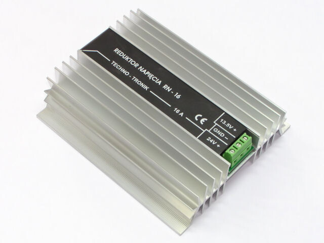DC-DC Měnič Napětí RN-16 24V/13,5V 16A Lamex