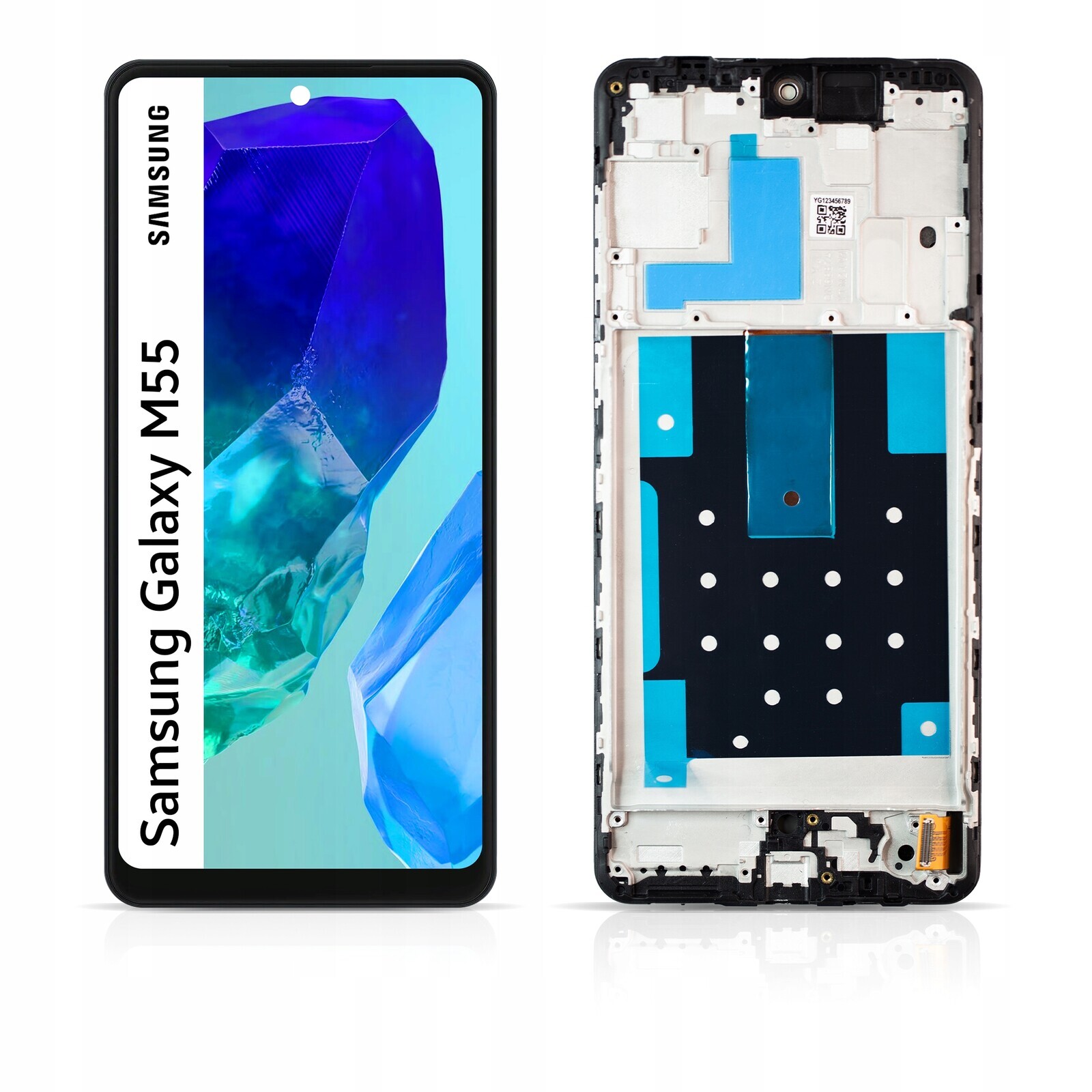 Displej pro Samsung Galaxy M55 LCD displej Incell Rámeček SM-M556B