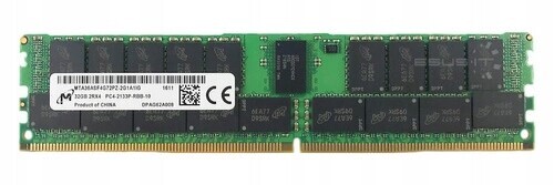 paměť Ram 1x 32GB Micron Ecc Registered DDR4 2Rx4 2133MHz PC4-17000 Rdimm
