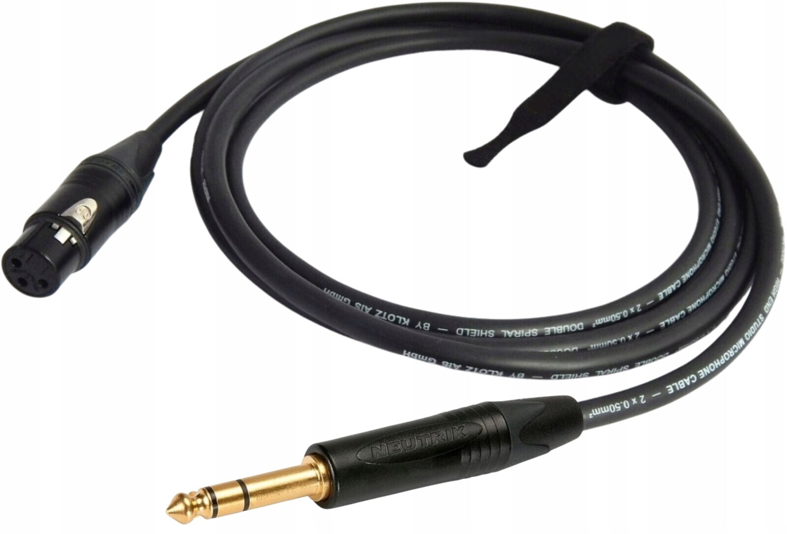 Klotz MC5000 Xlr Samice Jack 6,3 mm Stereo Mikrofonní Kabel 7,5 m