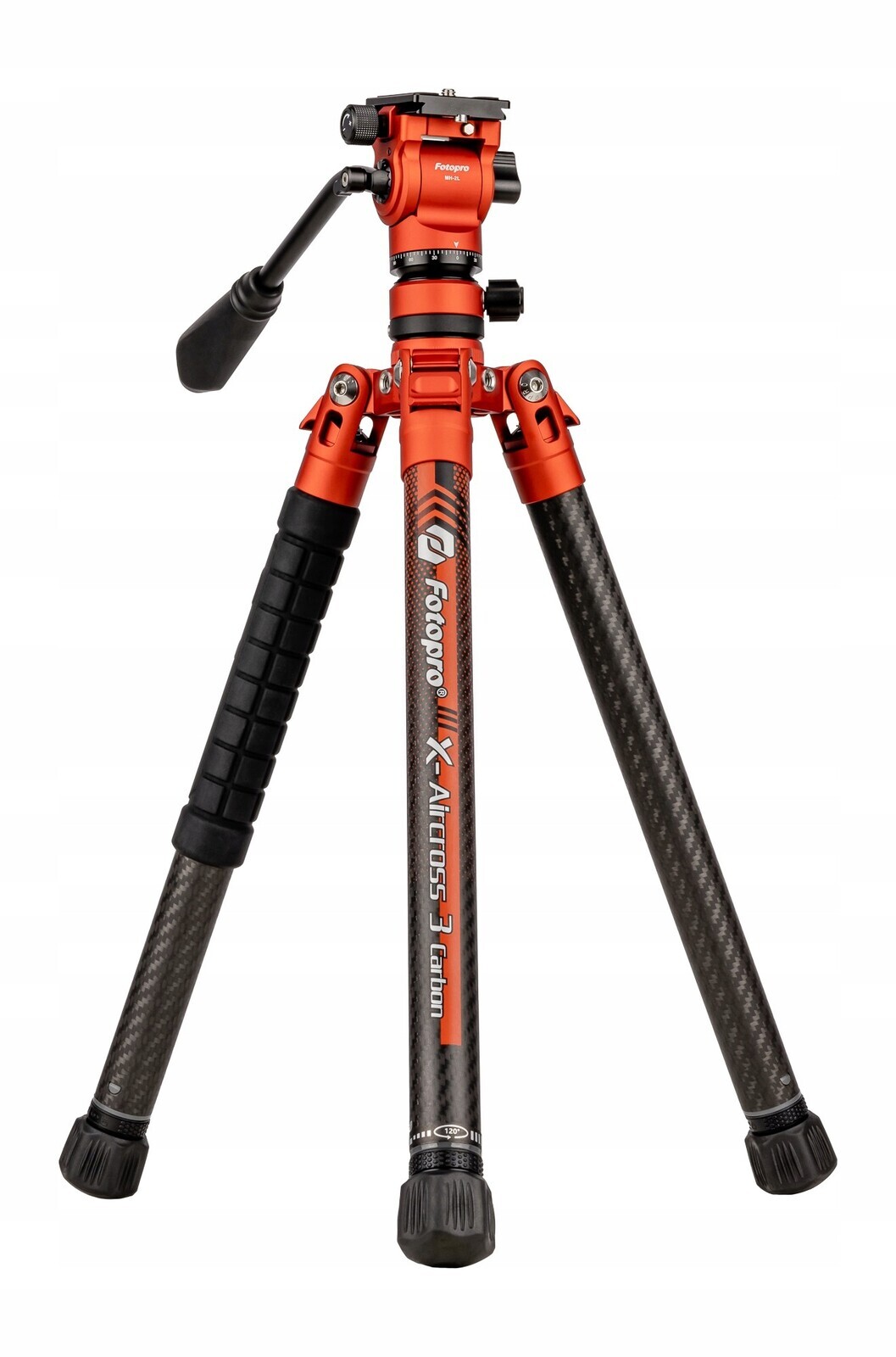 Stativ Fotopro X-Aircross 3 Video oranžový