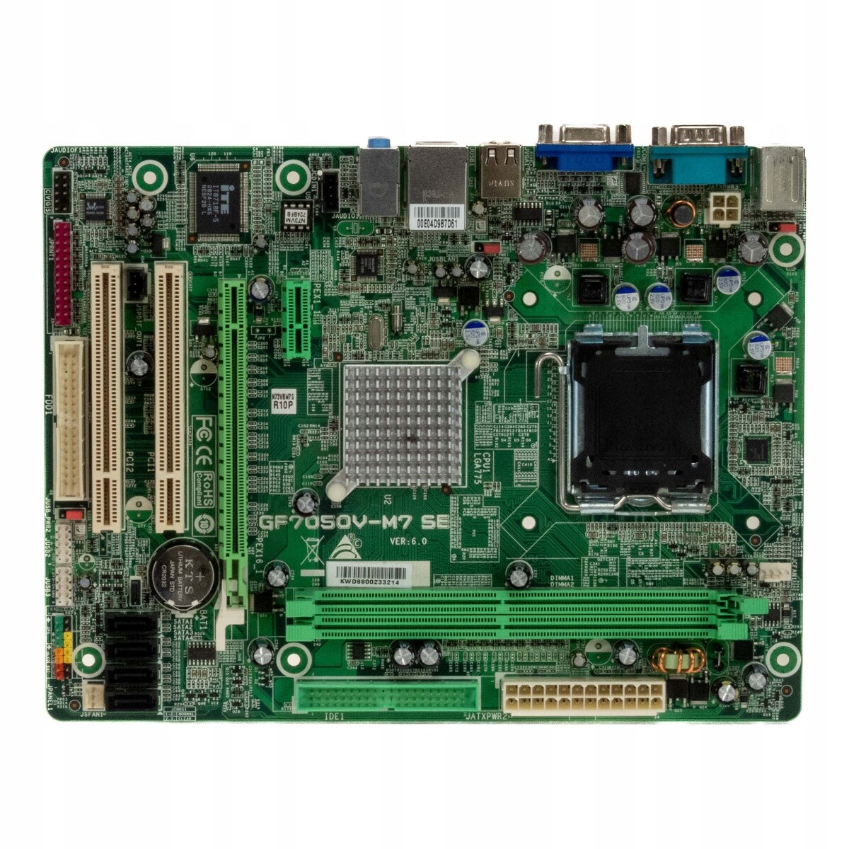Biostar GF7050V-M7 Se LGA775 2x DDR2 2x PCIe 2x Pci mATX