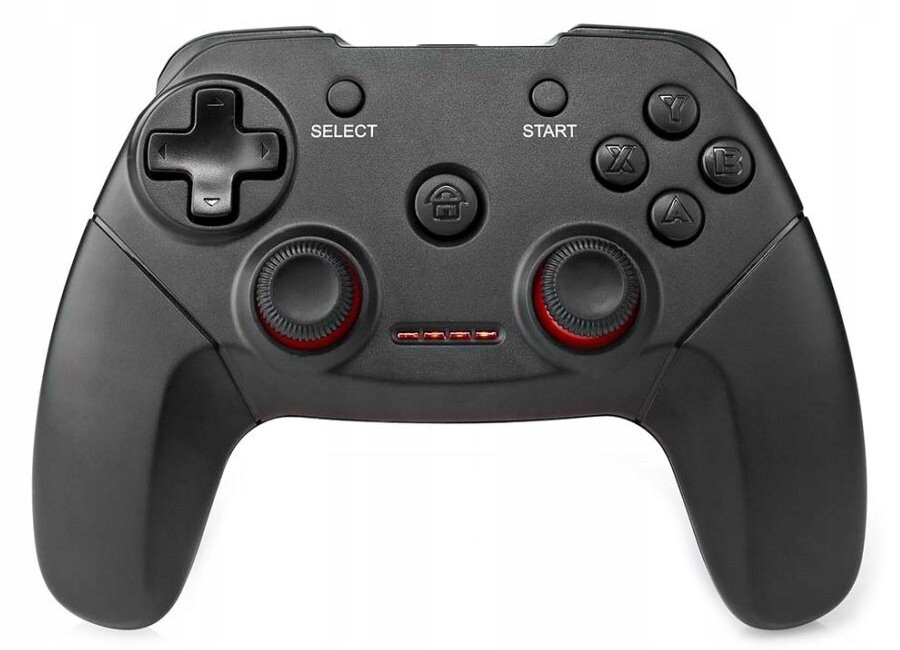 Nedis gamepad/ bezdrátový/ pro Pc/ počet tlačítek 11/ nano Usb/ černý