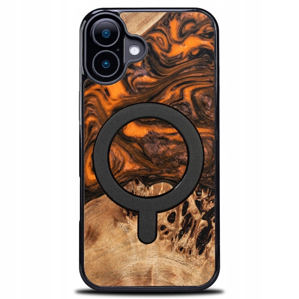 Pouzdro Bewood Unique pro iPhone 17 oranžové s MagSafe