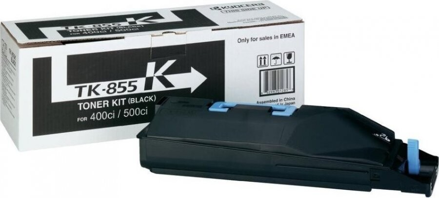Kyocera toner TK-855K/ TASKalfa400ci/500ci/552ci/ 25.000 stran/ Černý