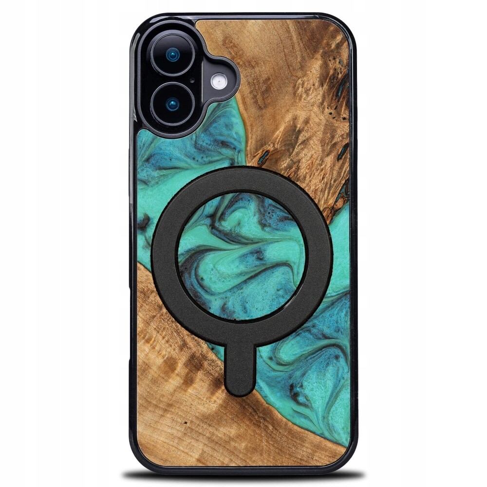 Pouzdro Bewood Unique pro iPhone 17 tyrkysové s MagSafe