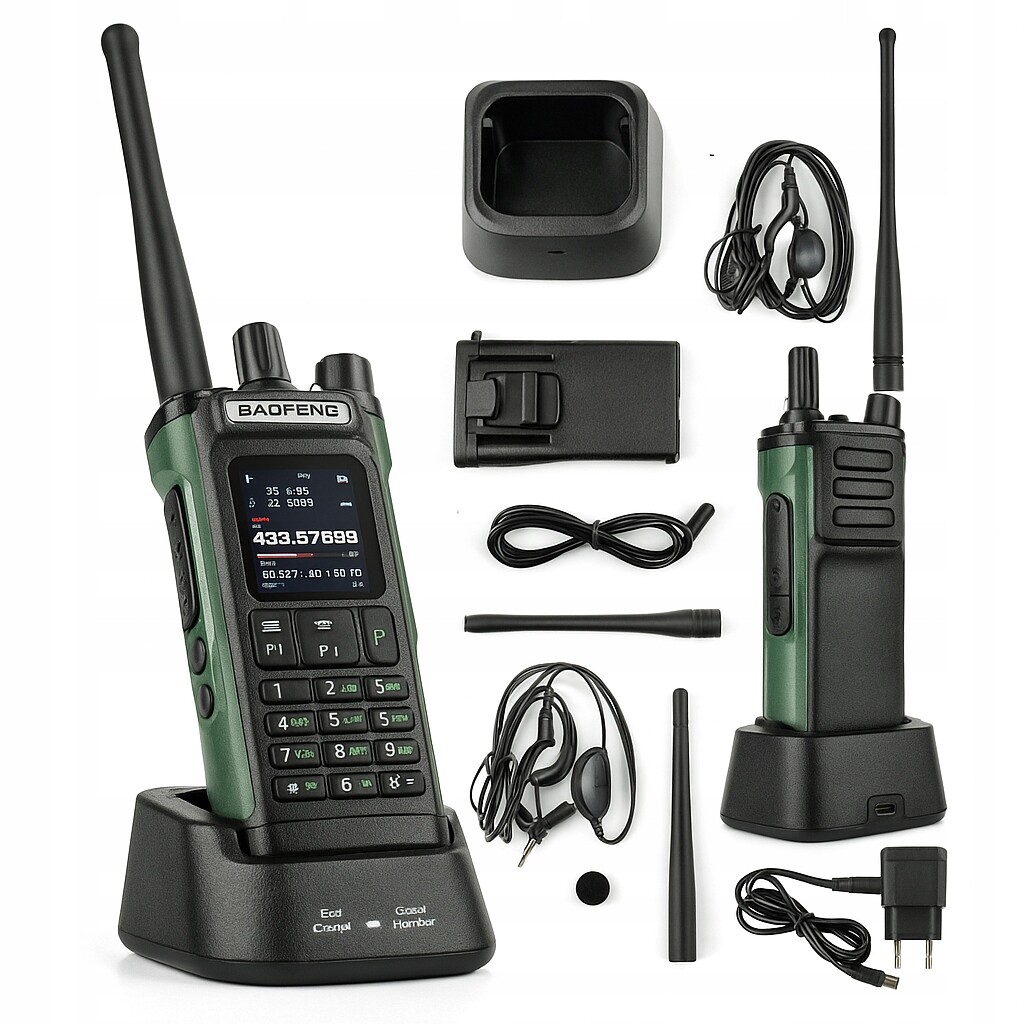 Baofeng DM-32E Htq Dmr Fm Vhf Uhf Airband Gps Aprs Usb-c Letecké Pásmo 10W