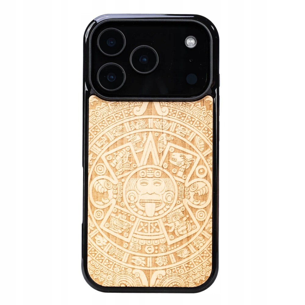 Dřevěné Pouzdro Bewood pro iPhone 17 Pro Kalendář Aztécký Aniegre