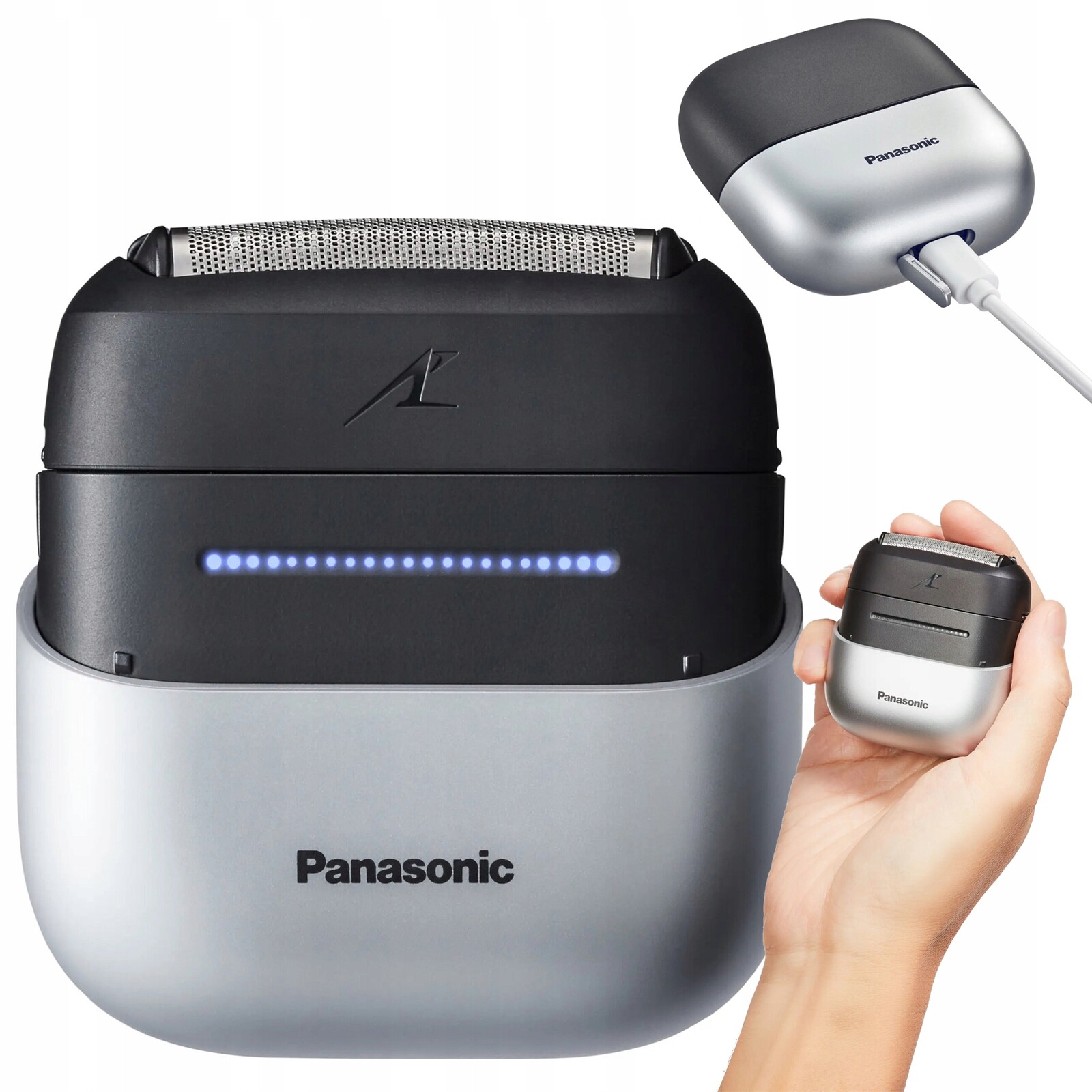 Holicí Strojek Panasonic ES-CM3BKS503 se 3 čepelemi na makro a sucho