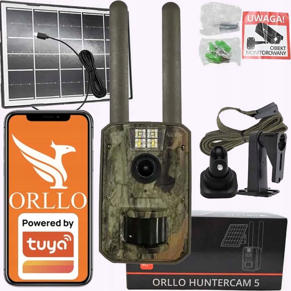 Fotopast Gsm Lesní kamera se solárním panelem Orllo Huntercam 5