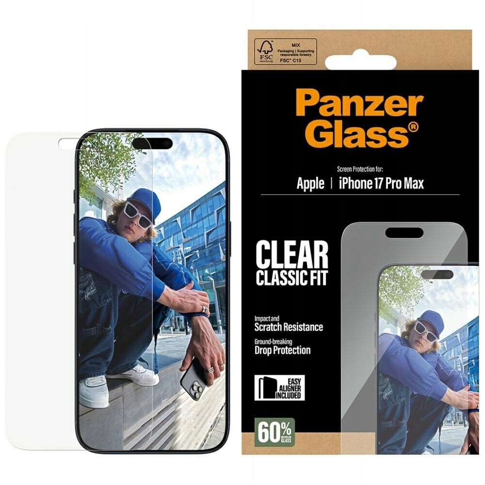 PanzerGlass Fit EasyAligner tvrzené sklo aplikátor pro iPhone 17 Pro Max