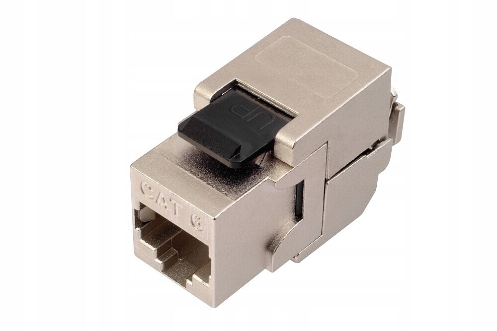 Solarix keystone c5e Stp RJ45 černý pro kleště SXKJ-5E-STP-BK-NA multipa