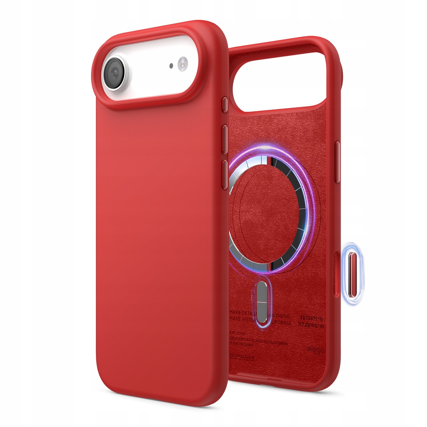 Silikonové Pouzdro s MagSafe Elago pro iPhone 17 Air Red