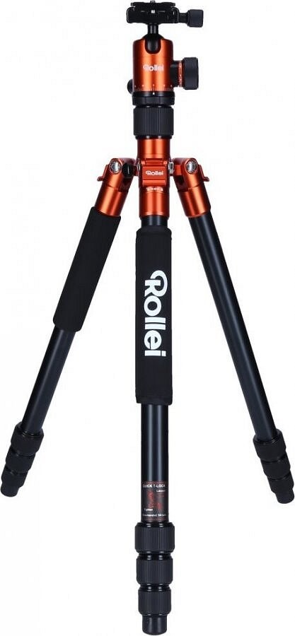 Rollei Stativ C5i 20827/ Zátěž 8kg/ Vytažený 159 cm/ Hliník/ Oranžový
