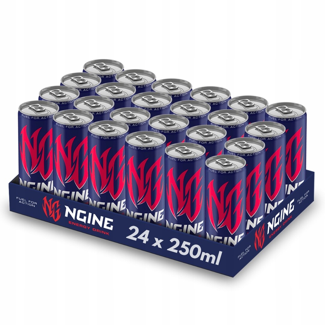 Ngine Original Sycený energetický nápoj 250 ml x 24 kusů