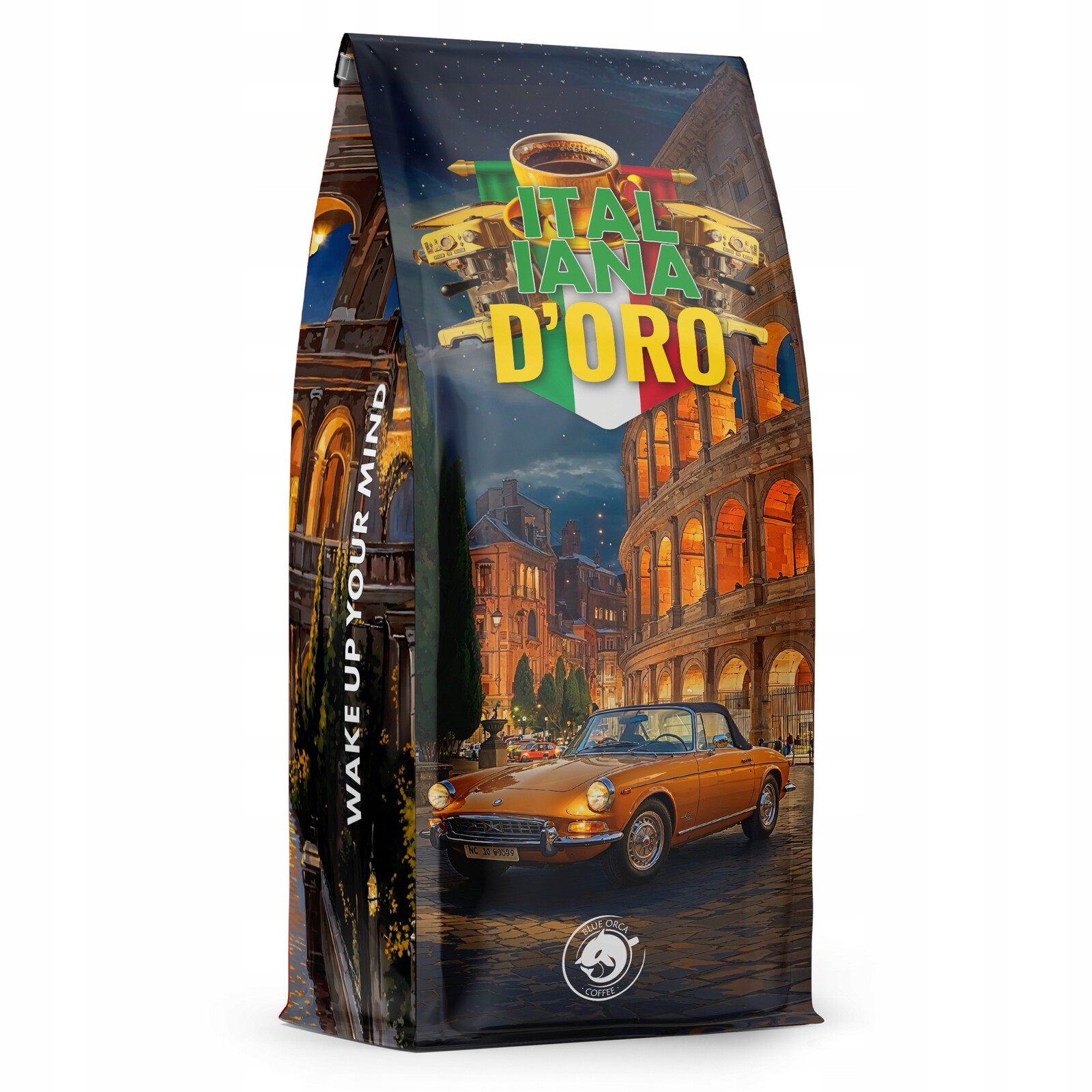 Káva zrnková 1 kg Italiana Oro blend Blue Orca Coffee Limited Edition
