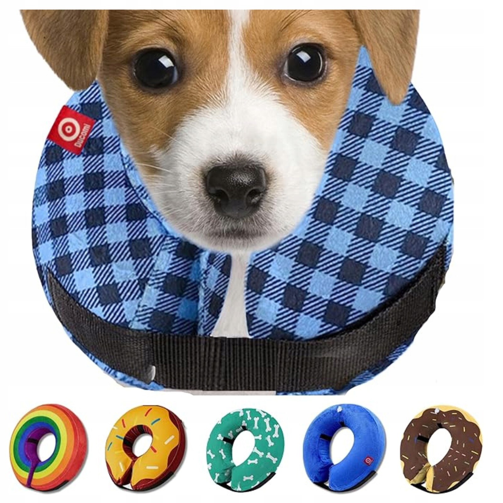 Pooperační límec pro psa, ochranná nafukovací pneumatika XL, rekonvalescence